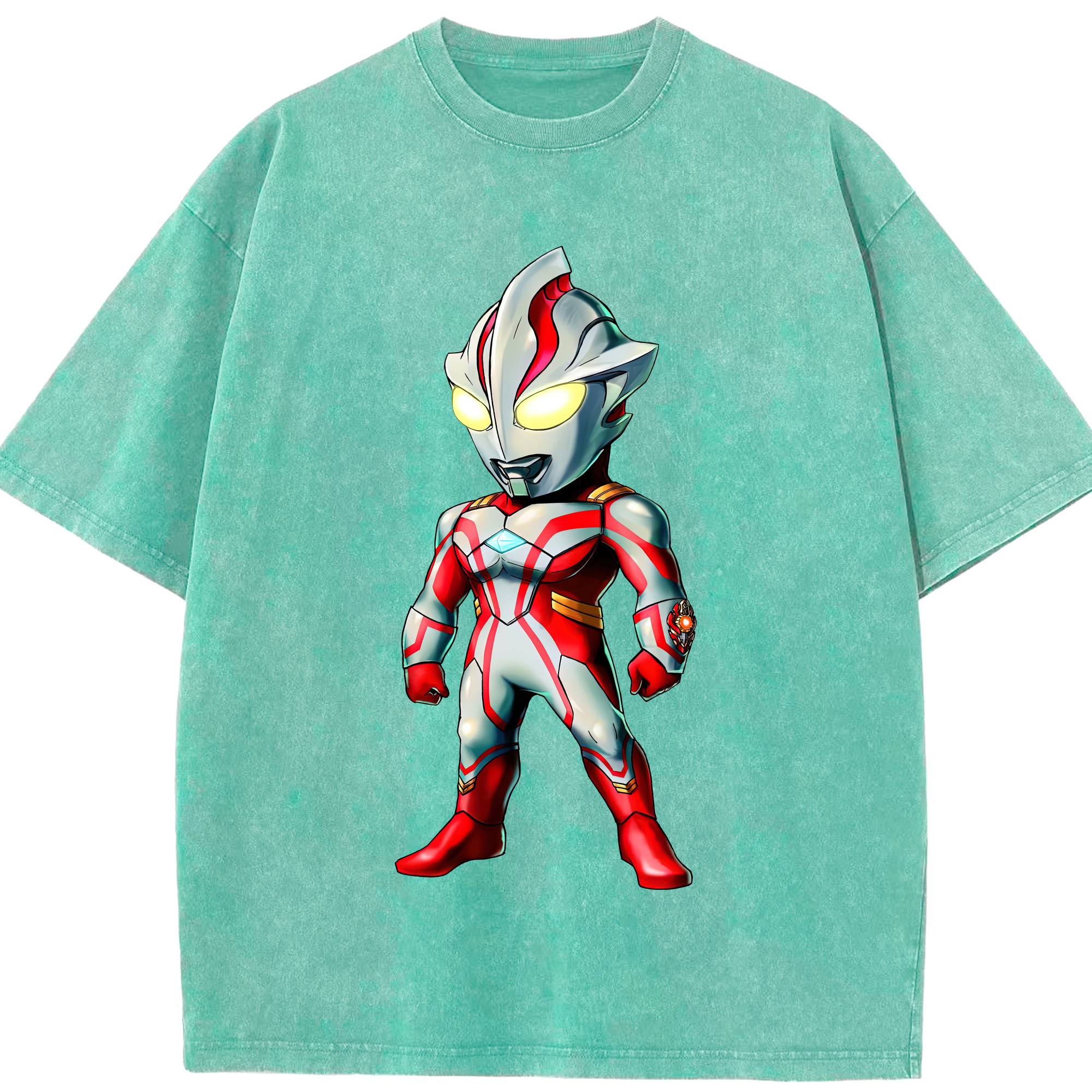 （画像用） ウルトラマン Ultraman 綿100% ヴィンテージ風 半袖Tシャツ（フロントプリント）